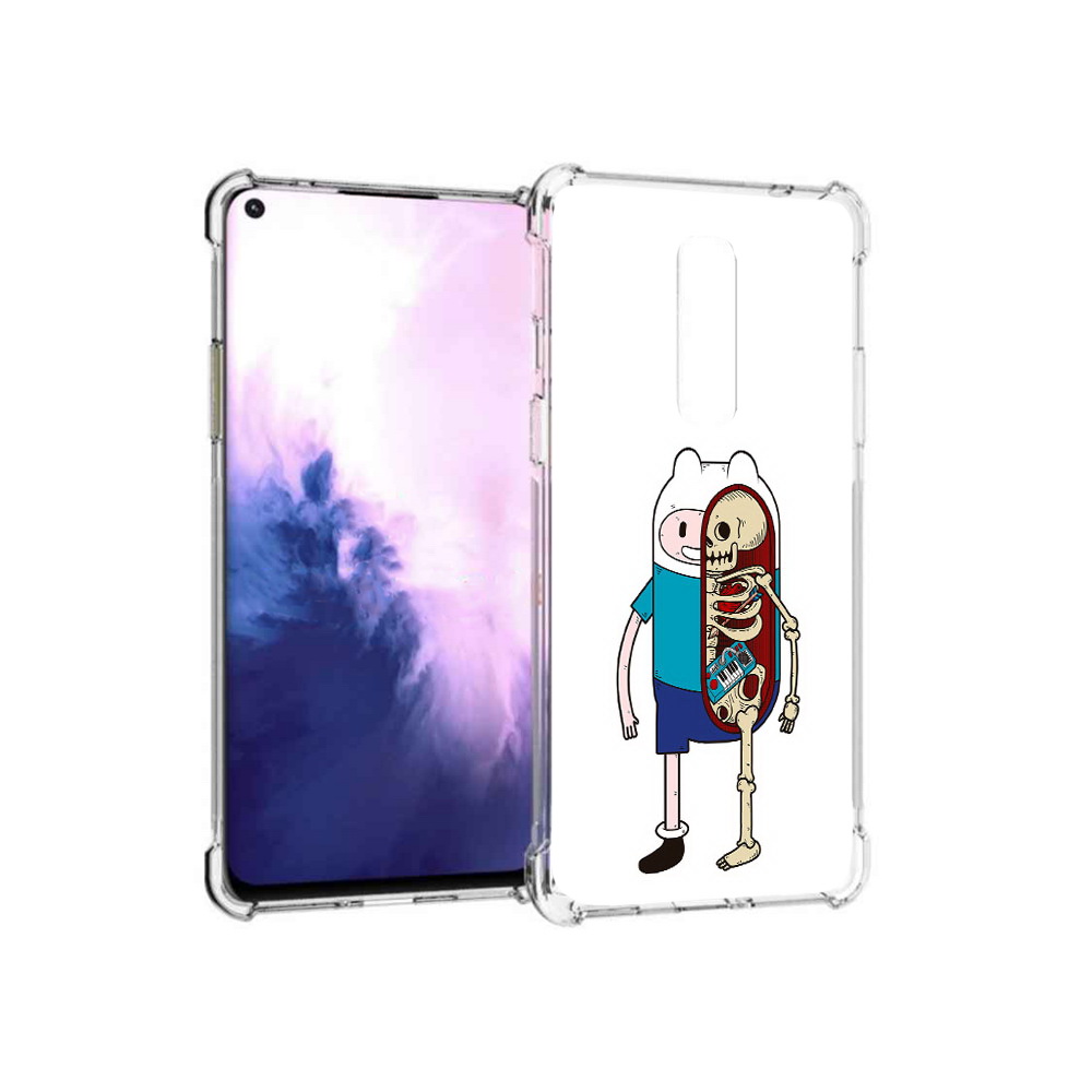 

Чехол MyPads Tocco для OnePlus 8 Финн скелет (PT147214.134.187), Прозрачный, Tocco