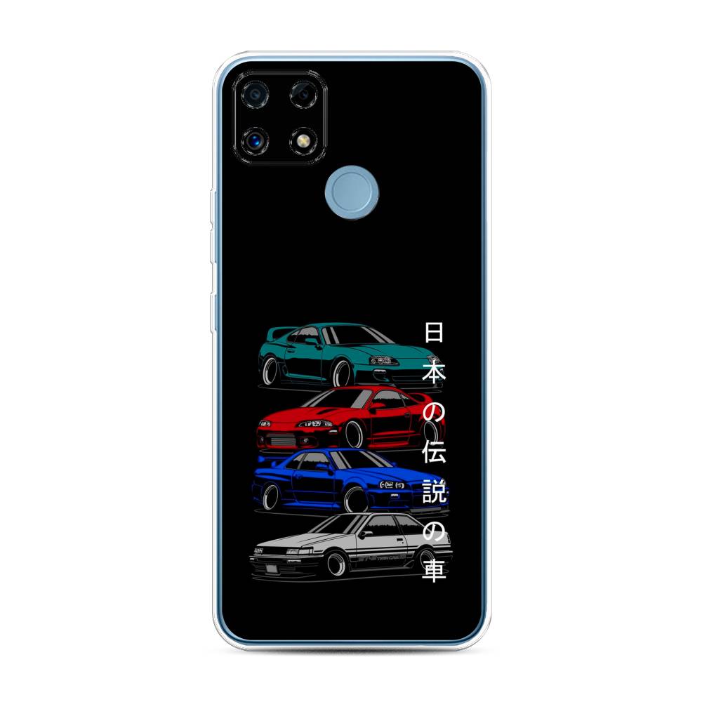 

Чехол Awog на Realme C25/C25s "JDM Legend cars", Разноцветный, 257450-5