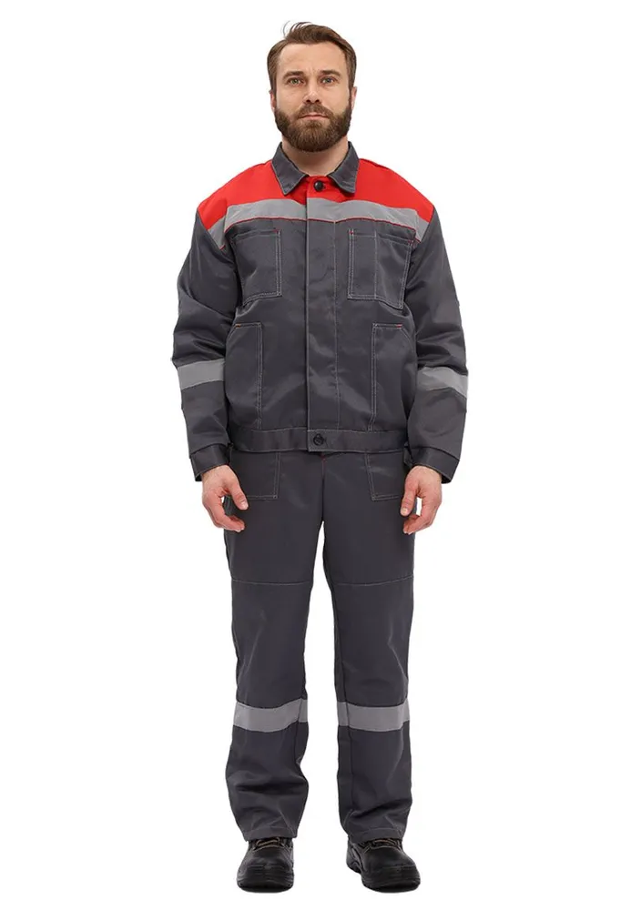 

Костюм рабочий мужской Ursus КОС817--303 серый 48-50, КОС817--303