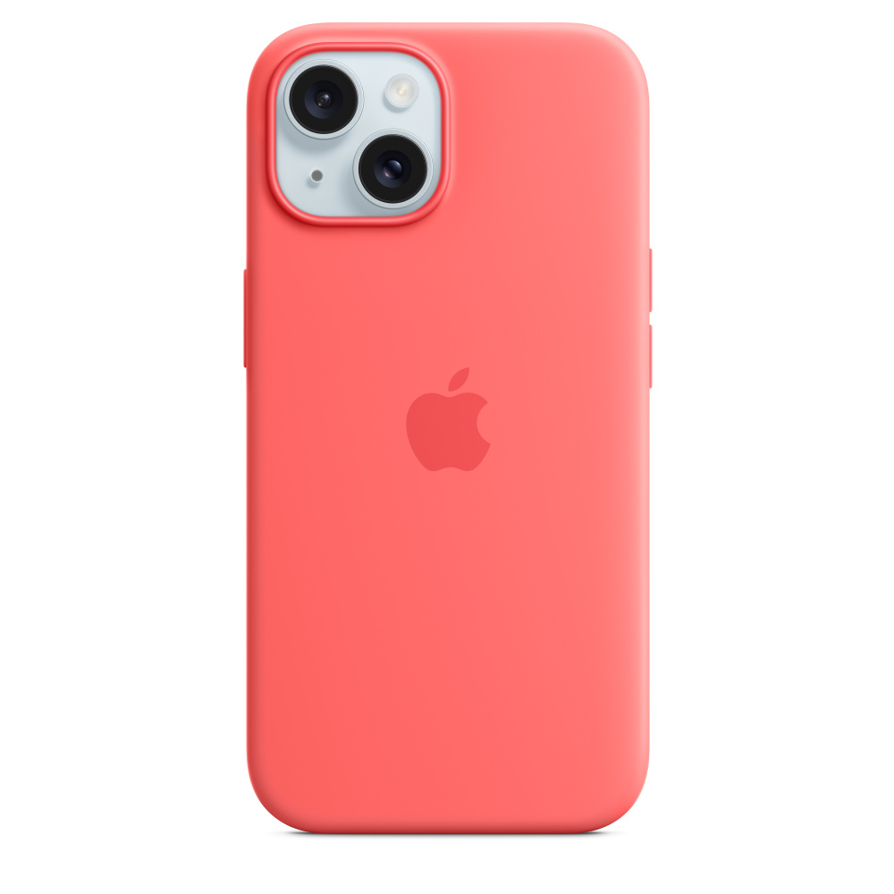 

Чехол для смартфона Apple Silicone Case with MagSafe для iPhone 15 Guava (MT0V3), Розовый, Silicone Case with MagSafe для iPhone 15 Guava (MT0V3)