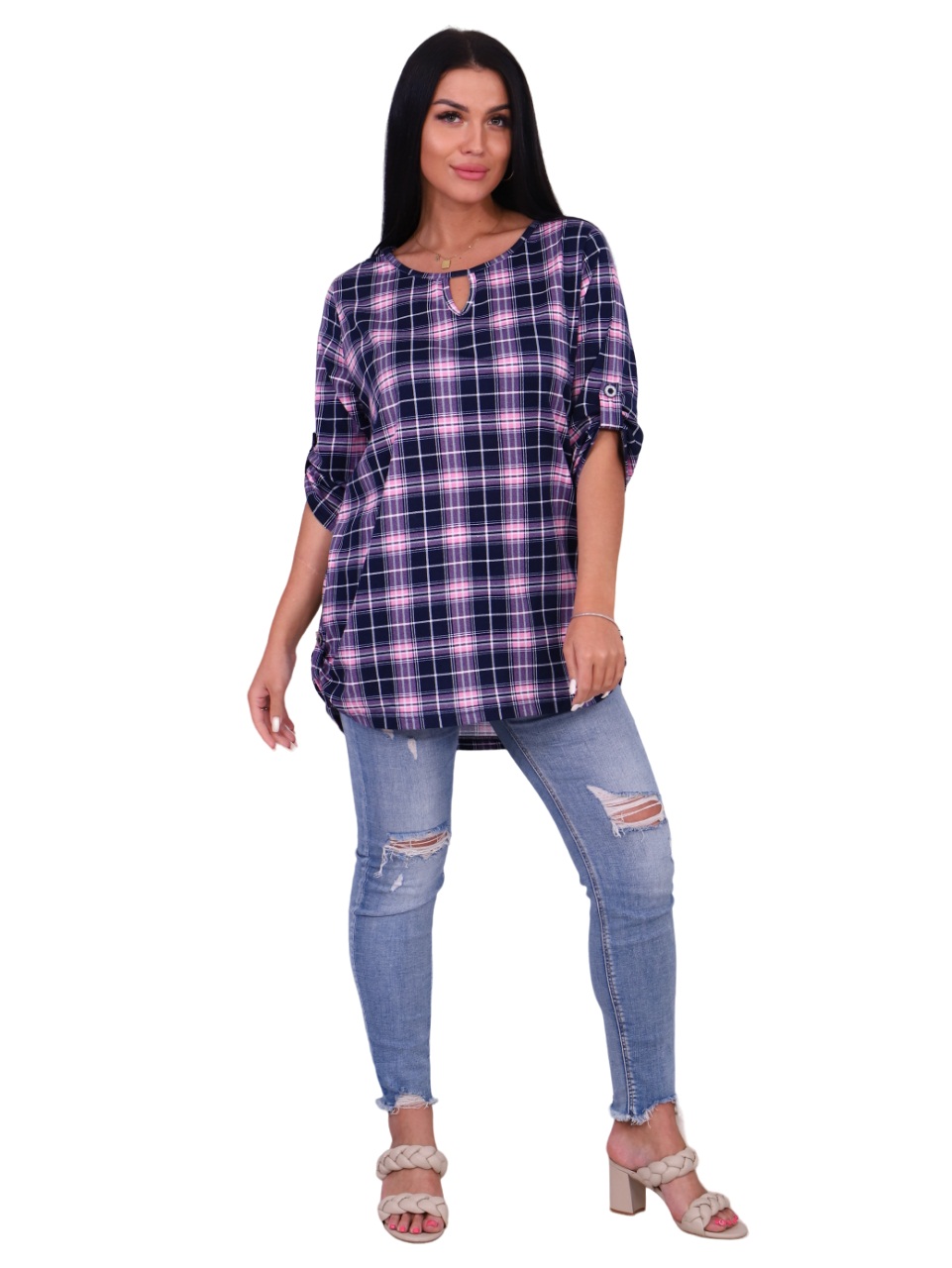 

Туника женская New Life jersey 102Т-177/т.синий-роз-клетка синяя 60 RU, 102Т-177/т.синий-роз-клетка