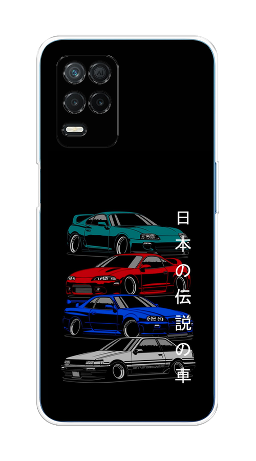 

Чехол Awog на Realme 8 5G/Narzo 30 5G "JDM Legend cars", Разноцветный, 257150-5