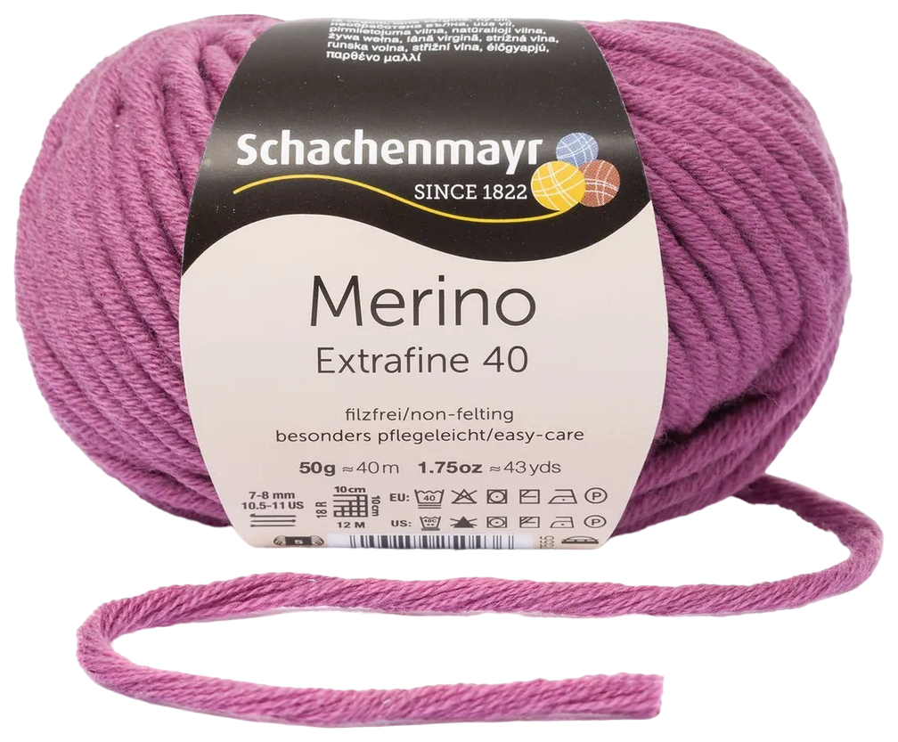 

Schachenmayr Merino Extrafine 40 00343, Фиолетовый, 00207868