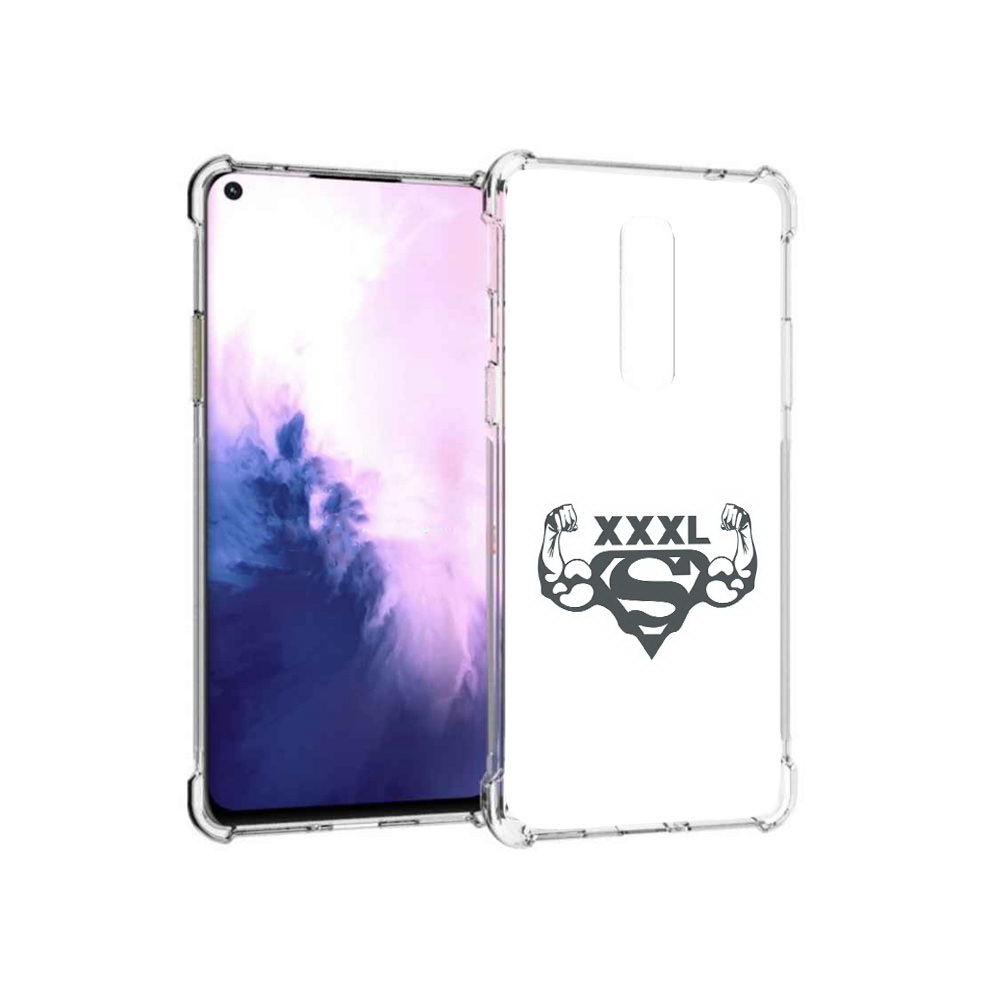 

Чехол MyPads Tocco для OnePlus 8 бодибилдинг супермен (PT147214.134.237), Прозрачный, Tocco