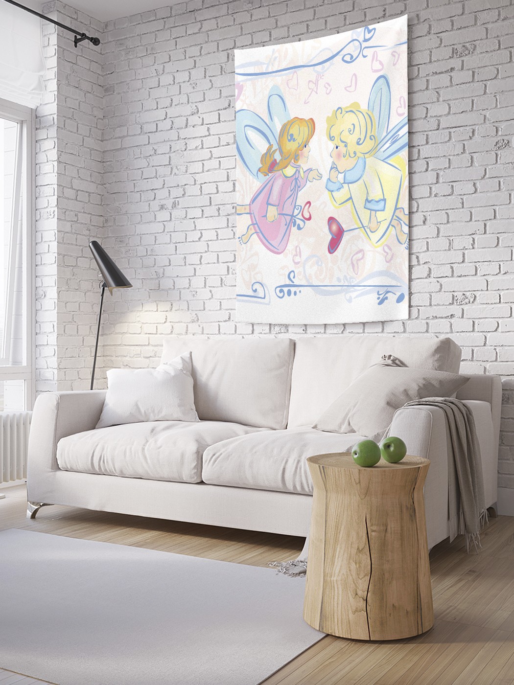 

Вертикальное фотопанно на стену JoyArty Сказочные феи 150x200 см, Сказочные феи
