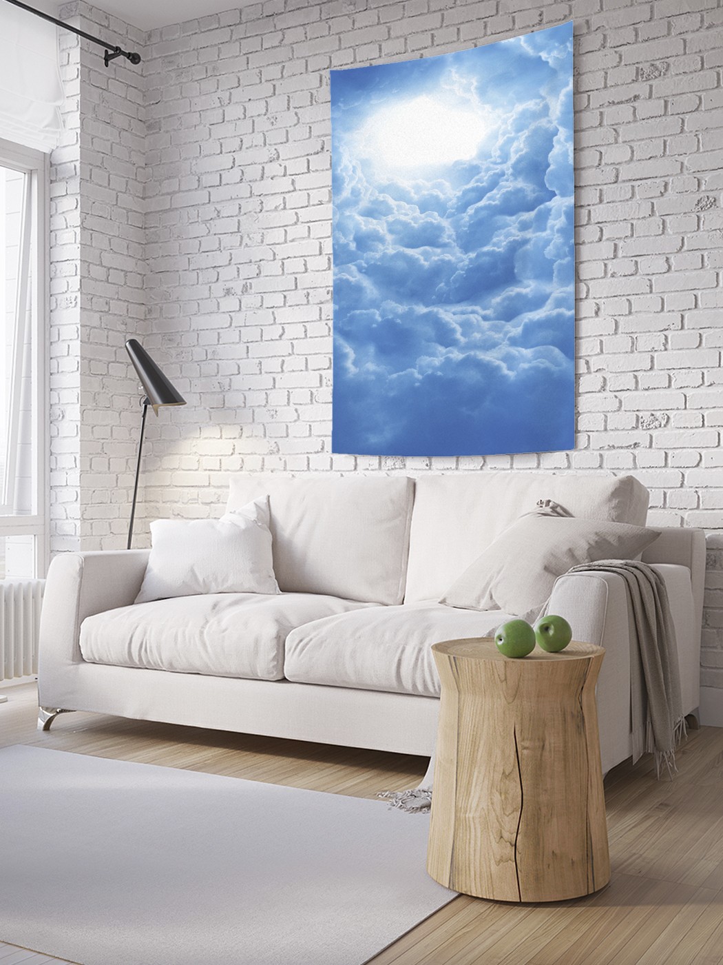 

Вертикальное фотопанно на стену JoyArty Небесный тоннель 150x200 см, Небесный тоннель
