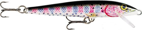 

Воблер RAPALA Original Floater 09 /RT, Черный;белый;розовый;голубой, Original Floater