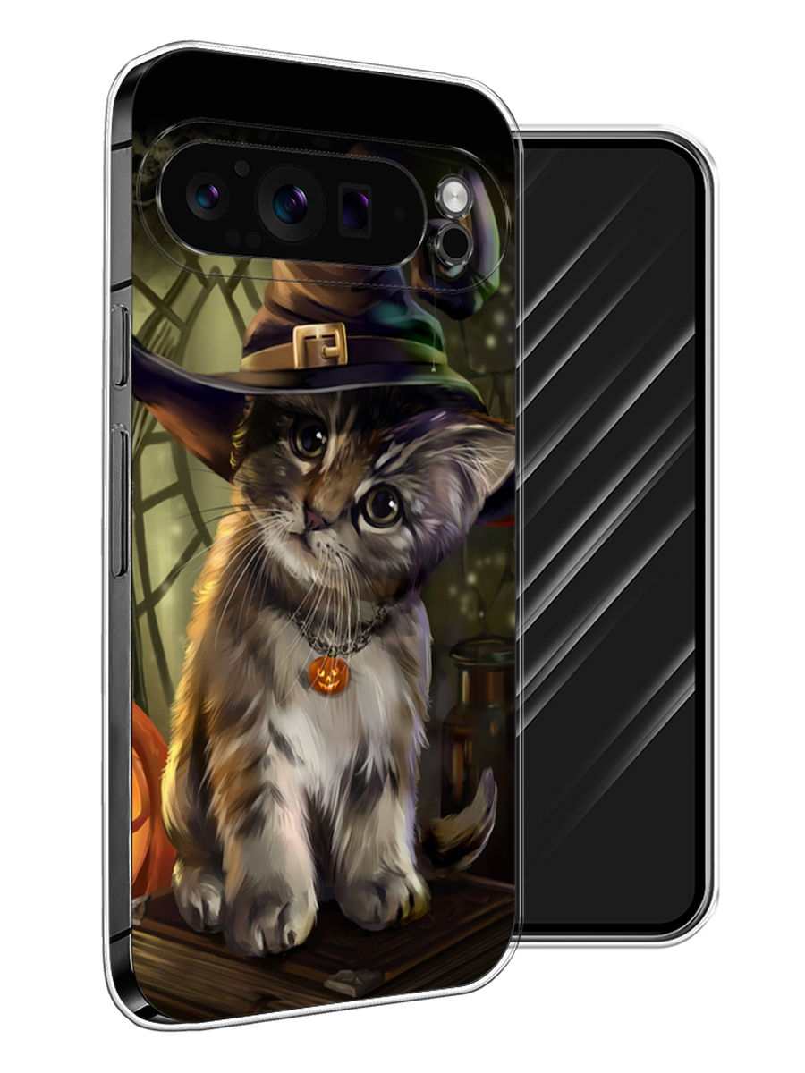 

Чехол Awog на Google Pixel 9 Pro "Кот на Хэллоуин", Зеленый;серый, 272050-1