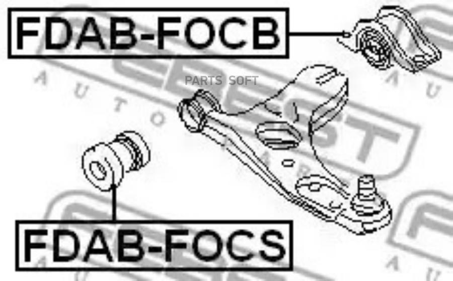 

Рычаг подвески FEBEST FDABFOCB