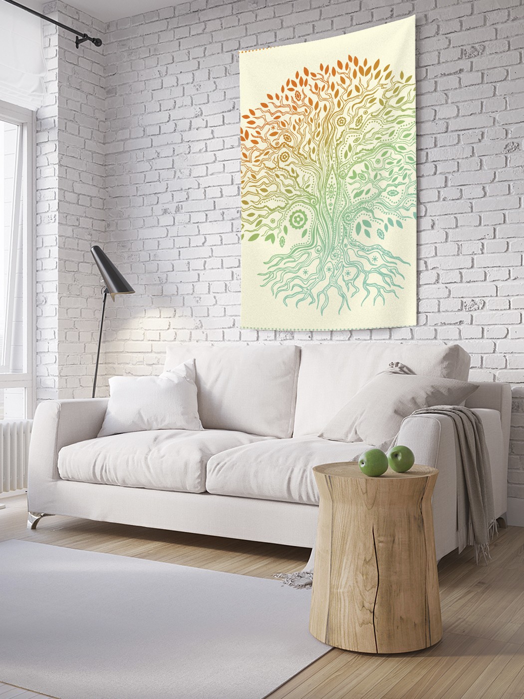 

Вертикальное фотопанно на стену JoyArty Форма дерева 150x200 см, Форма дерева