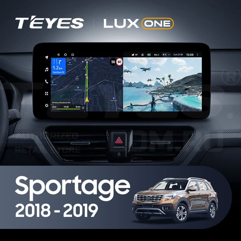 

Штатная магнитола Teyes LUX ONE 360 6/128 kia Sportage (2018-2019) Тип-А, Lux One