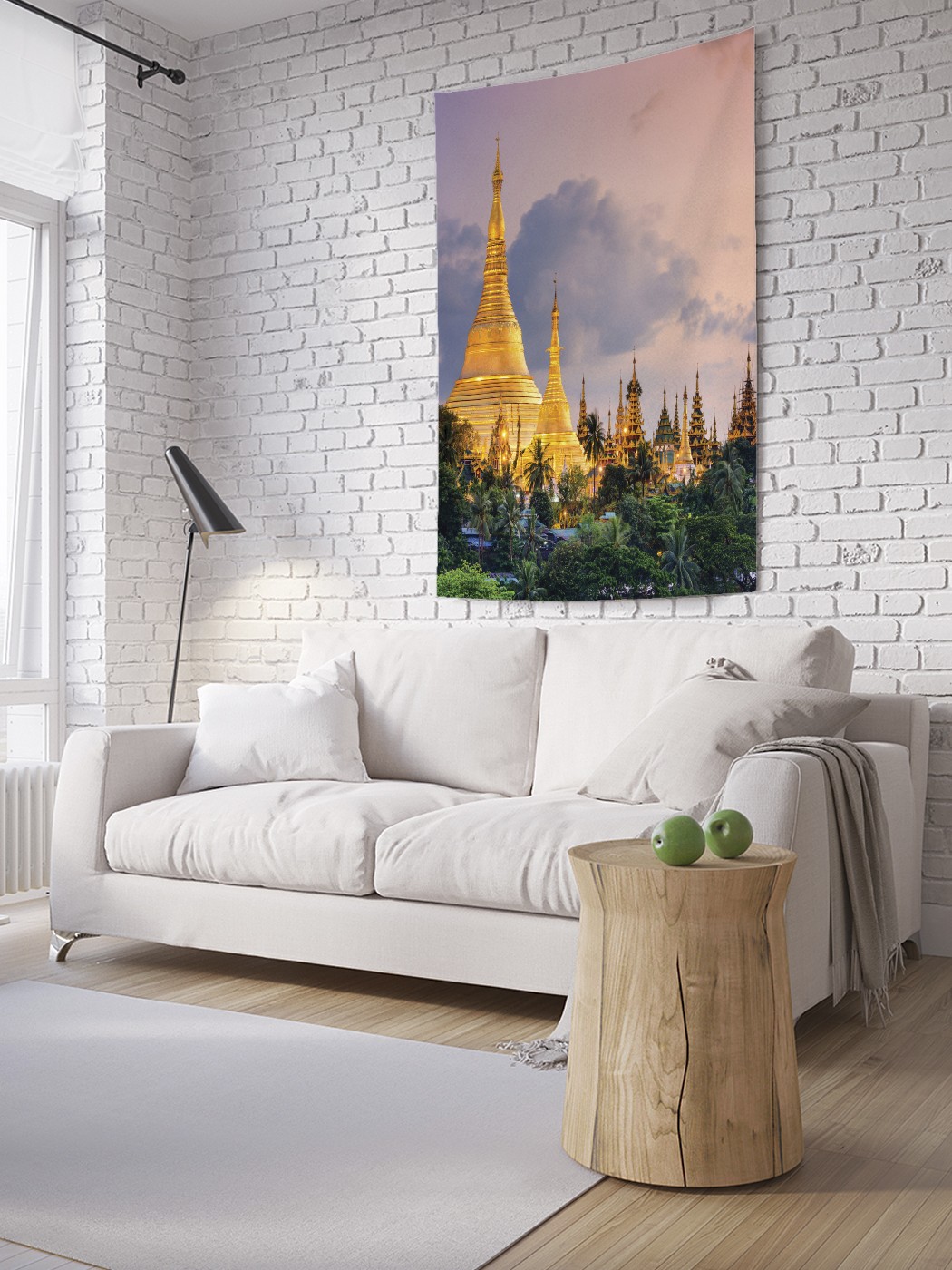 

Вертикальное фотопанно на стену JoyArty Сияющая башня 150x200 см, Сияющая башня