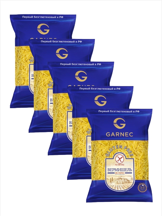

Вермишель Garnec без глютена, 5 шт по 250 г