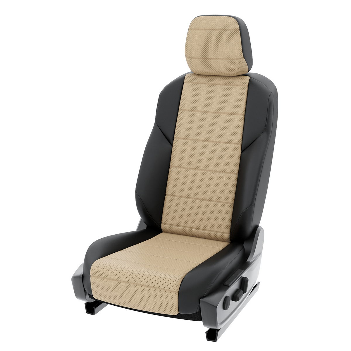 

Чехлы на сиденья Click Auto для Тойота Аурис CA562CF37 экокожа, Бежевый;черный, 741