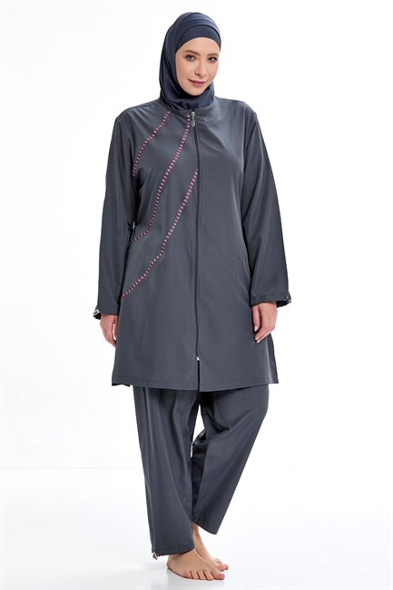 

Купальник раздельный женский Lale Butik 7233 серый 6XL (доставка из-за рубежа), 7233