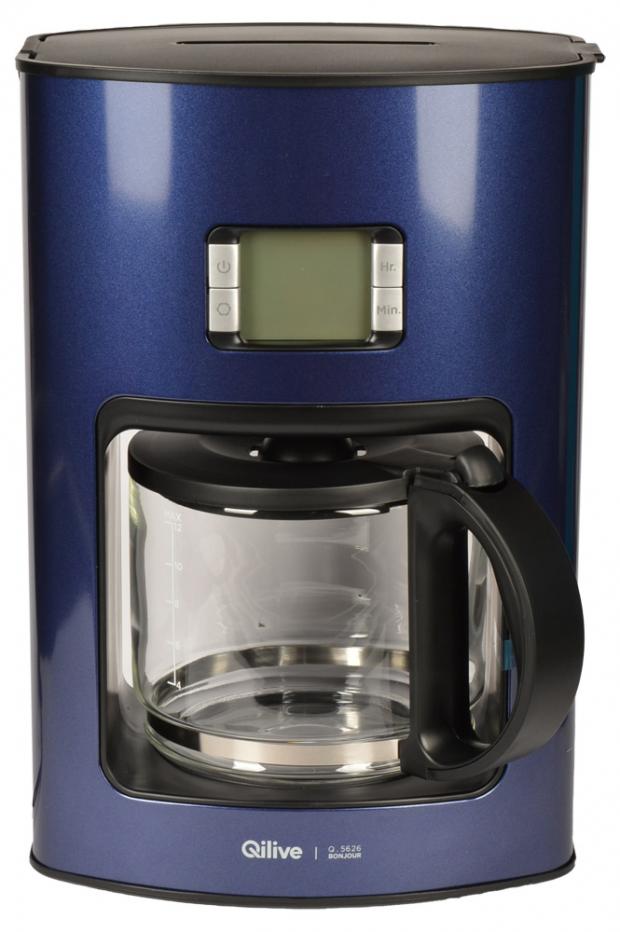 

Кофеварка капельного типа Qilive Q.5626 Blue, Q.5626