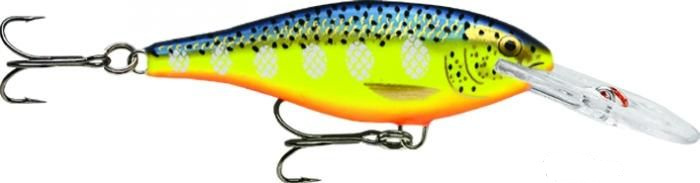 

Воблер RAPALA Shad Rap 05 /HS, Синий;желтый, Shad Rap