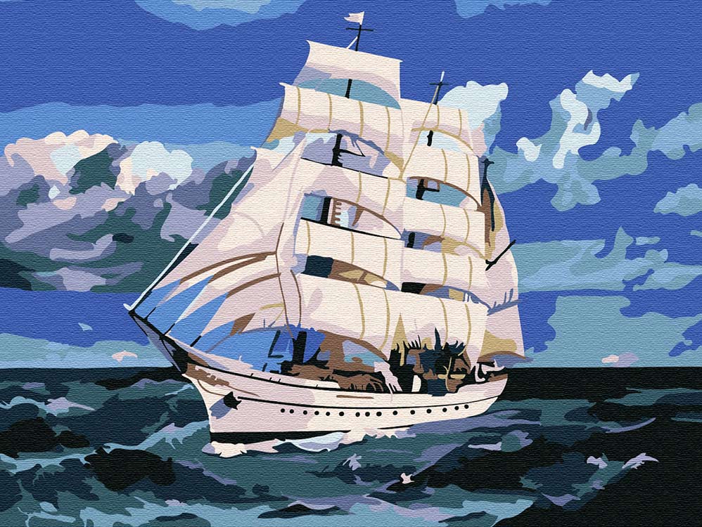 

Картина по номерам Molly Корабль в море, Корабль в море