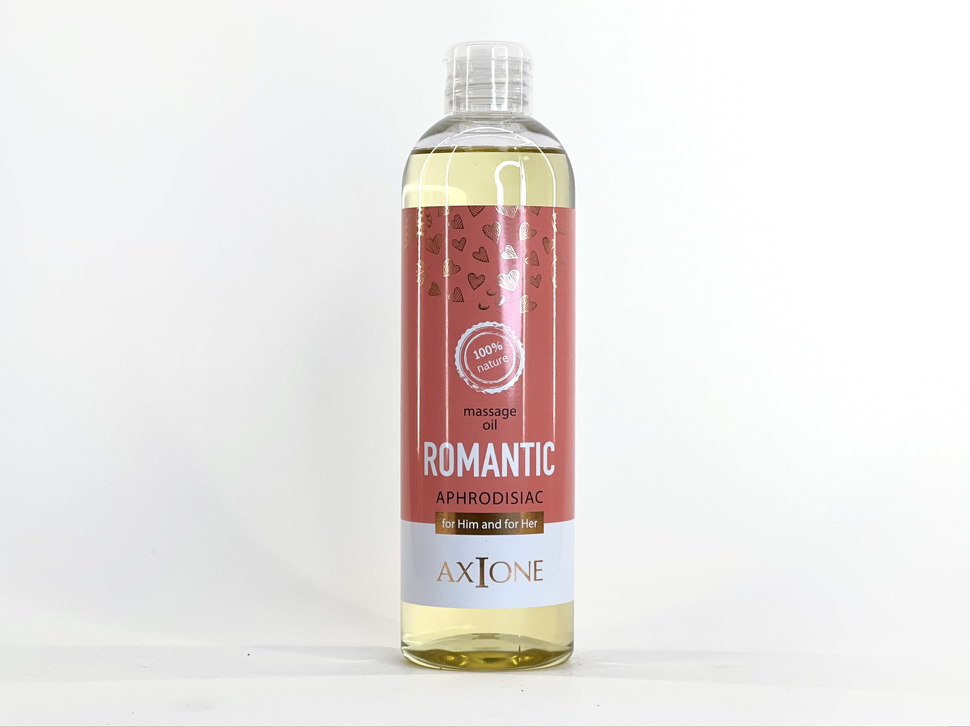 фото Жидкое массажное масло для тела "romantic" aphrodisiac for him and for her 500 мл axione