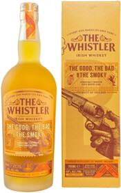 

Виски The Whistler the Good the Bad the Smoky Blended Malt в подарочной упаковке 48% 0,7 л