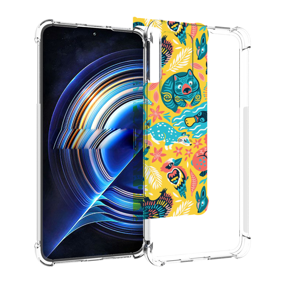 

Чехол MyPads seamless-pattern для Tecno Camon 19 Neo, Прозрачный, Tocco