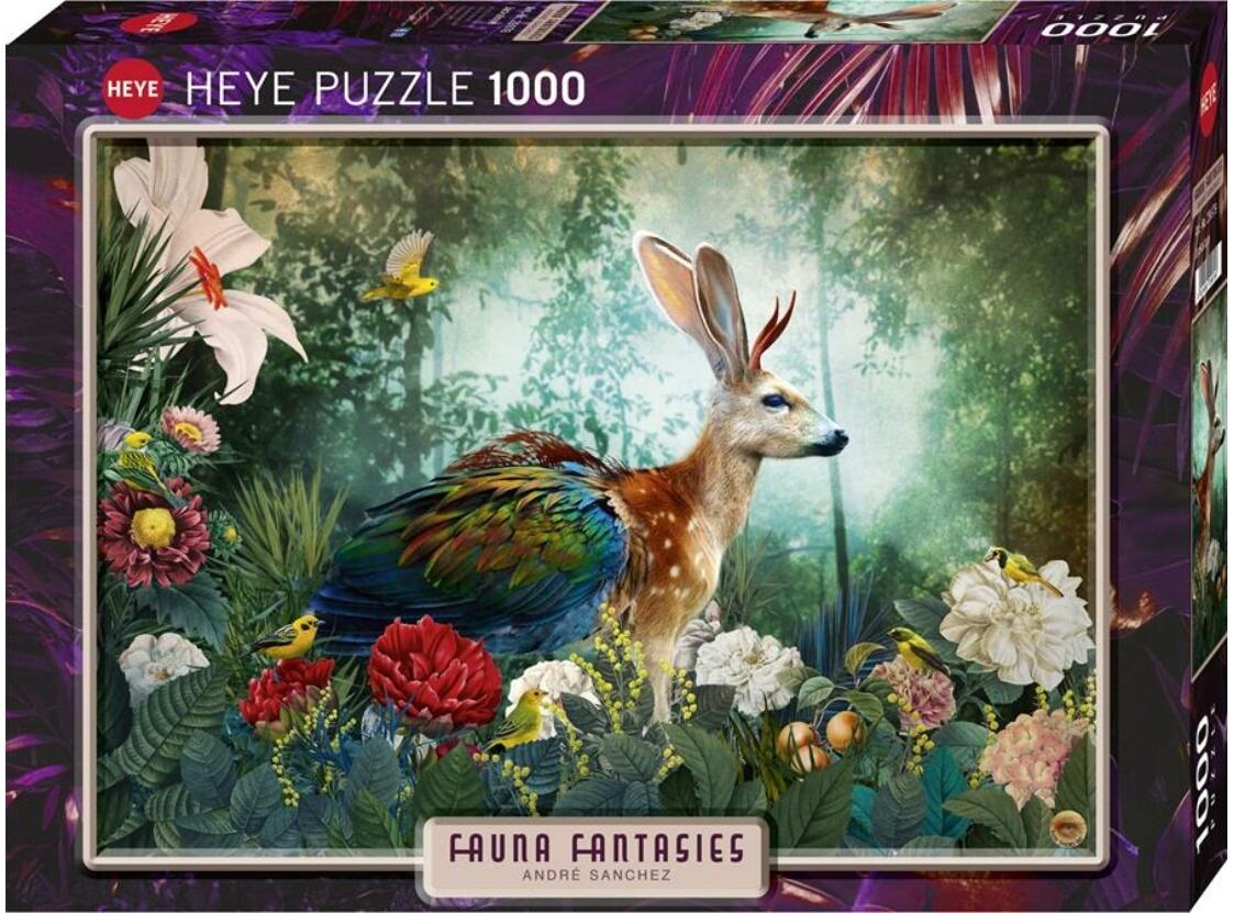 

Пазл Heye Фантастический олень 1000 деталей, Фантастический олень