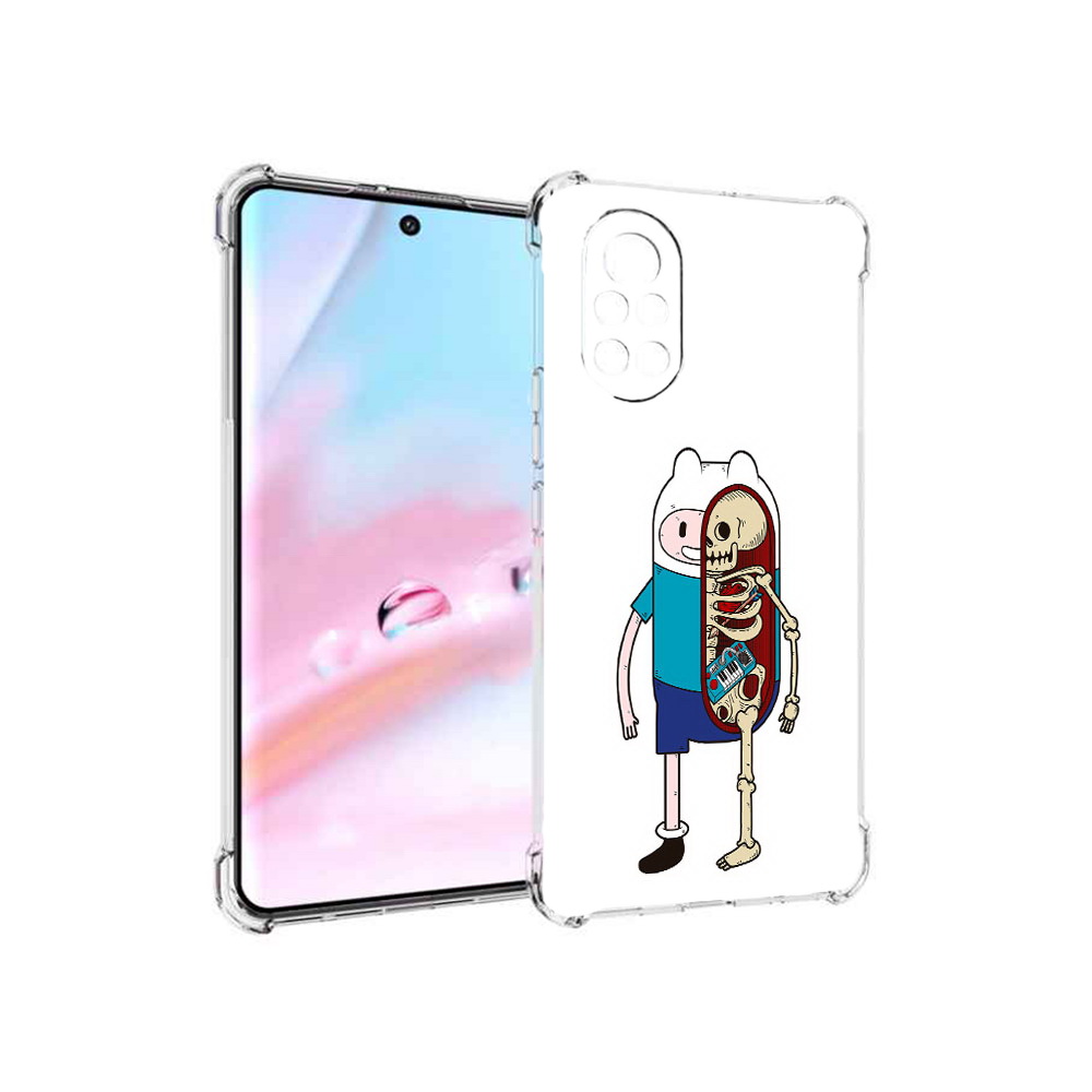 

Чехол MyPads Финн скелет для Huawei Nova 8 (ANG-LX1), Прозрачный, Tocco