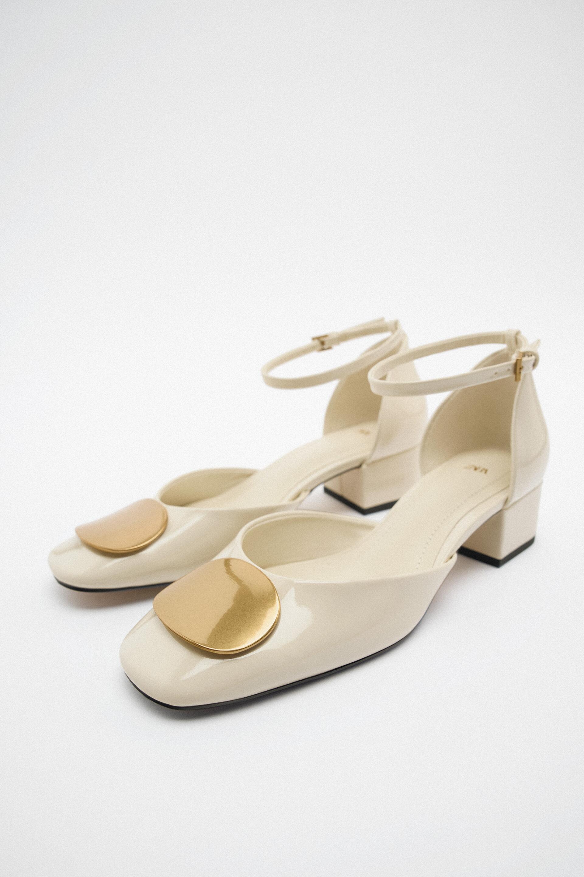 

Туфли женские ZARA 194097 белые 38 RU (доставка из-за рубежа), 194097