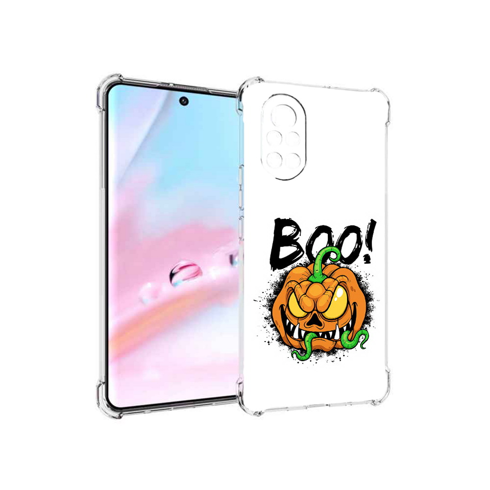 

Чехол MyPads Хэллоуин бу для Huawei Nova 8 (ANG-LX1), Прозрачный, Tocco