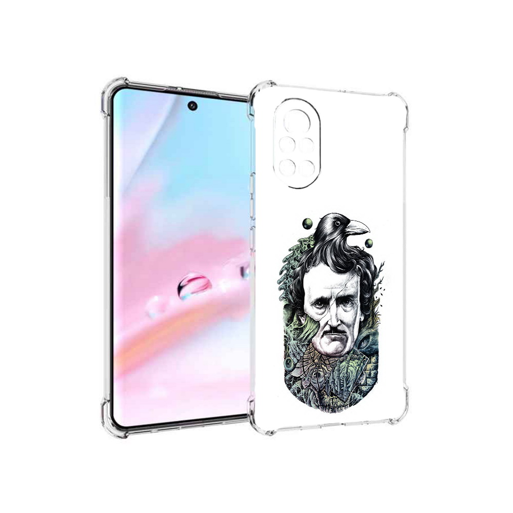 

Чехол MyPads Эдгар Аллан с вороном для Huawei Nova 8 (ANG-LX1), Прозрачный, Tocco