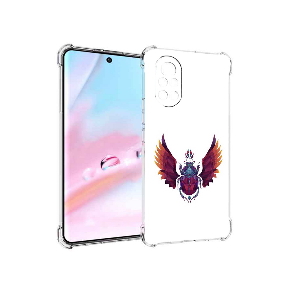 

Чехол MyPads алмазный скоробей для Huawei Nova 8 (ANG-LX1), Прозрачный, Tocco