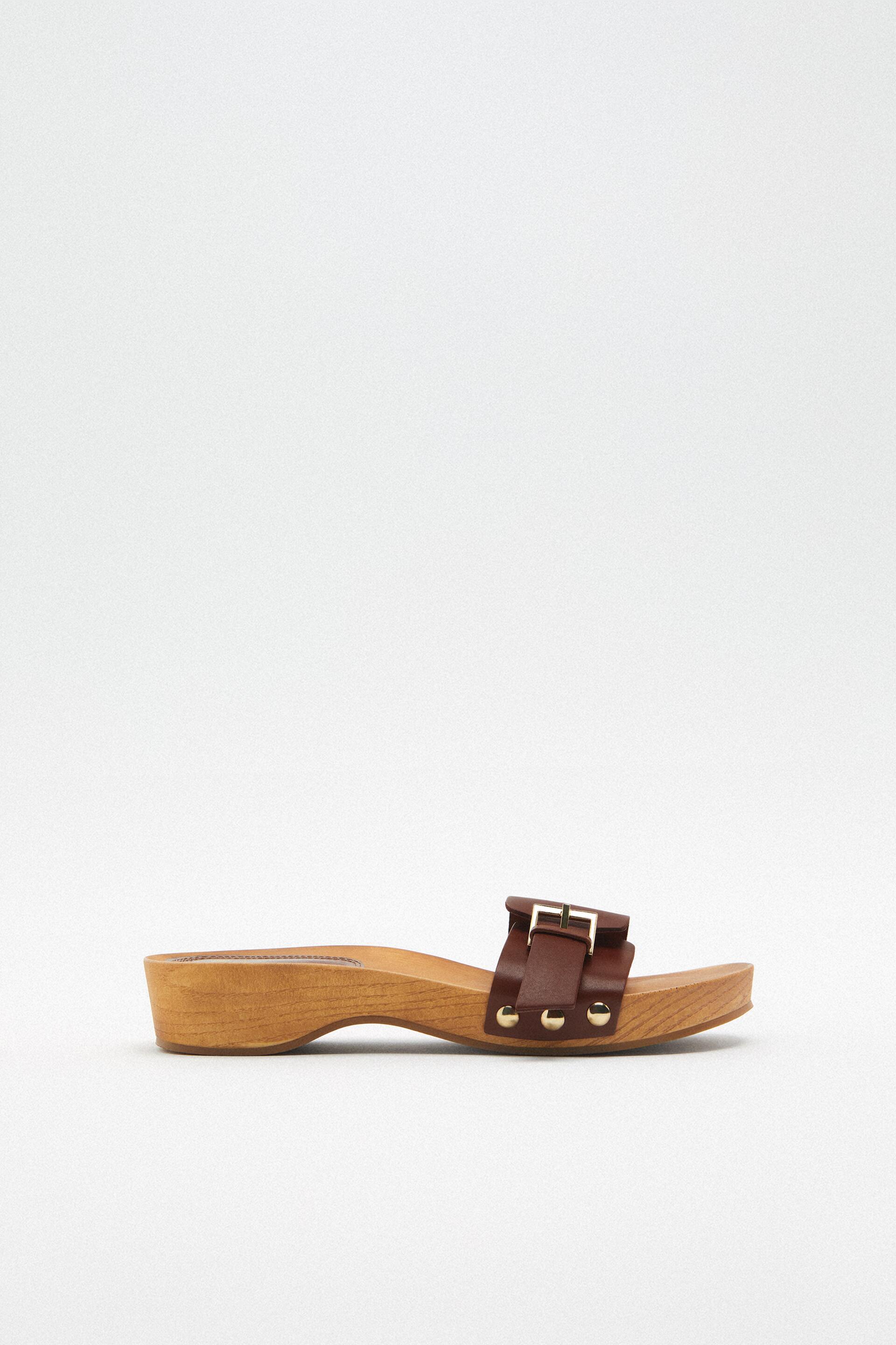 

Шлепанцы женские ZARA 177655 коричневые 36 RU (доставка из-за рубежа), 177655