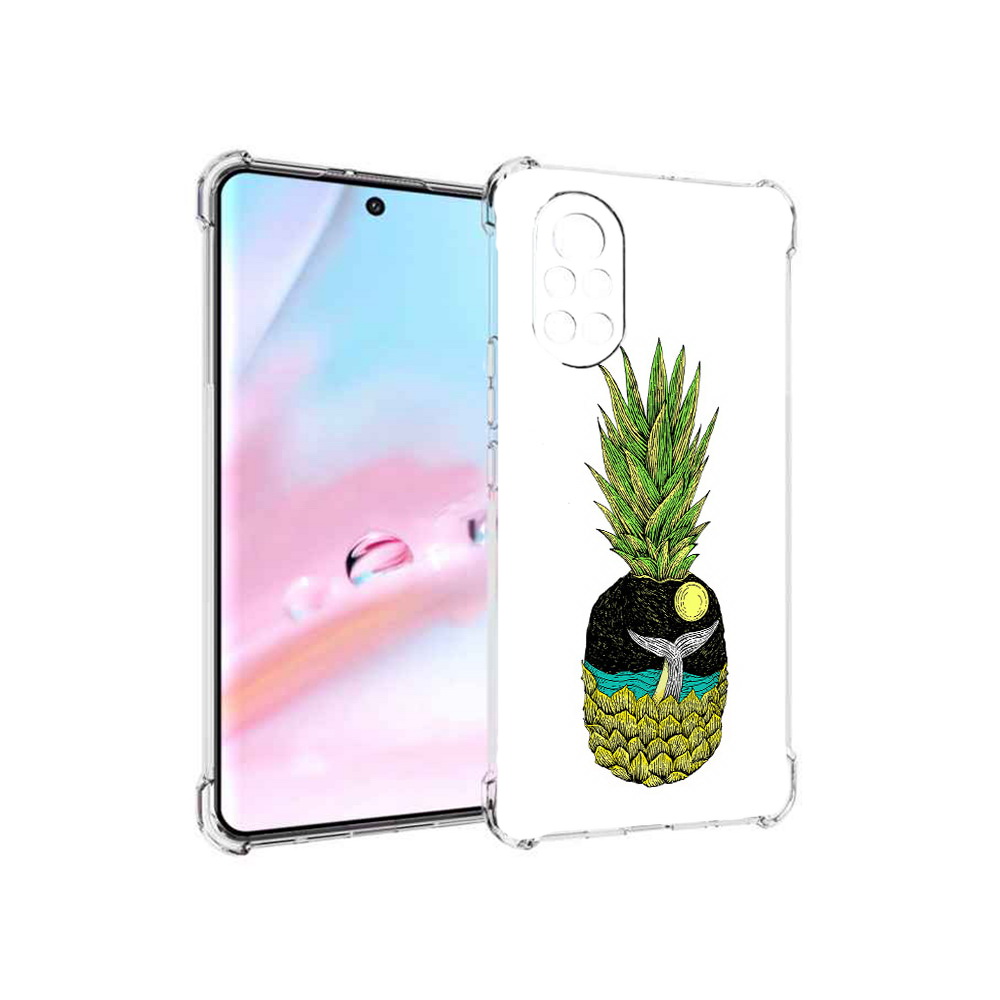 

Чехол MyPads ананас с китом для Huawei Nova 8 (ANG-LX1), Прозрачный, Tocco