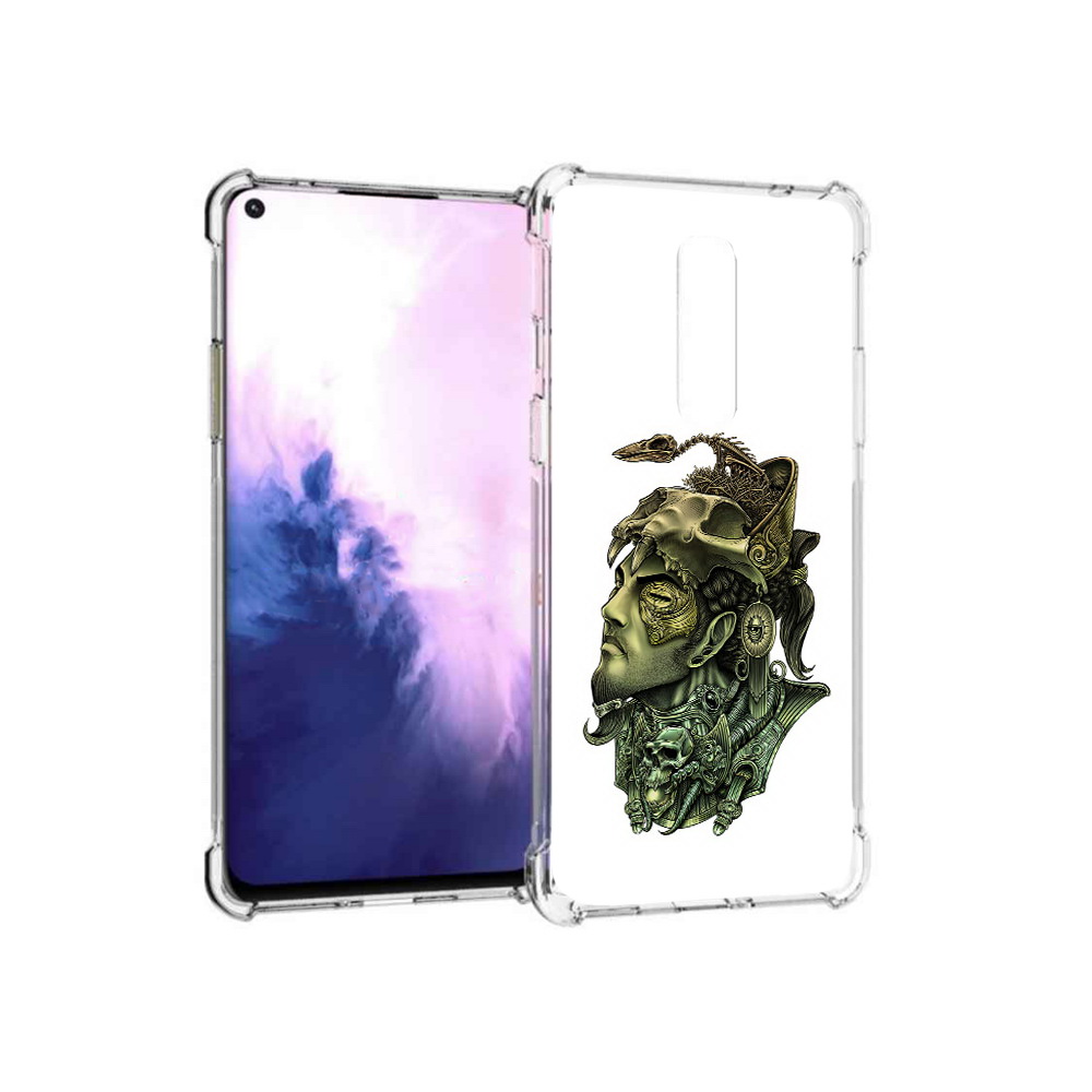 

Чехол MyPads Tocco для OnePlus 8 бронзовый воин (PT147214.134.248), Прозрачный, Tocco