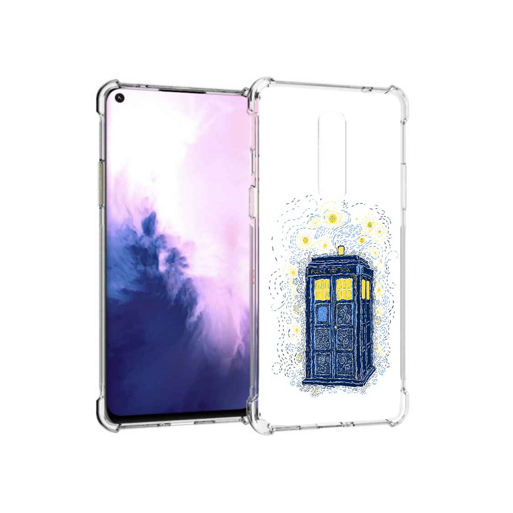 

Чехол MyPads Tocco для OnePlus 8 будка рисунок (PT147214.134.249), Прозрачный, Tocco