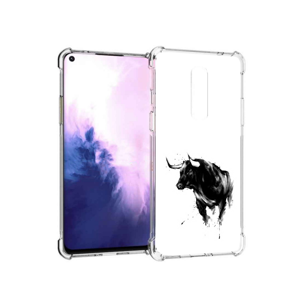 

Чехол MyPads Tocco для OnePlus 8 бык (PT147214.134.254), Прозрачный, Tocco