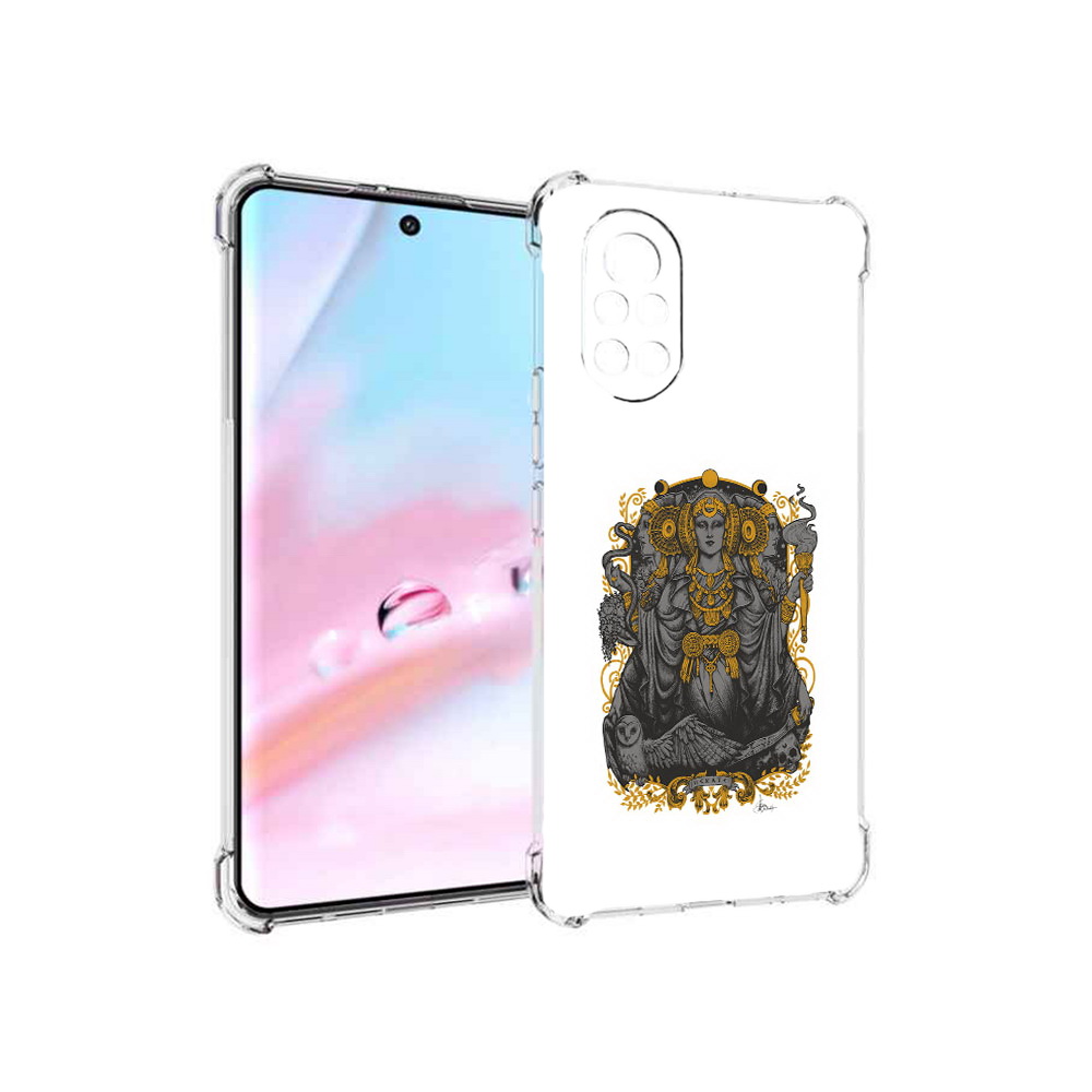 

Чехол MyPads божество с золотыми элементами для Huawei Nova 8 (ANG-LX1), Прозрачный, Tocco
