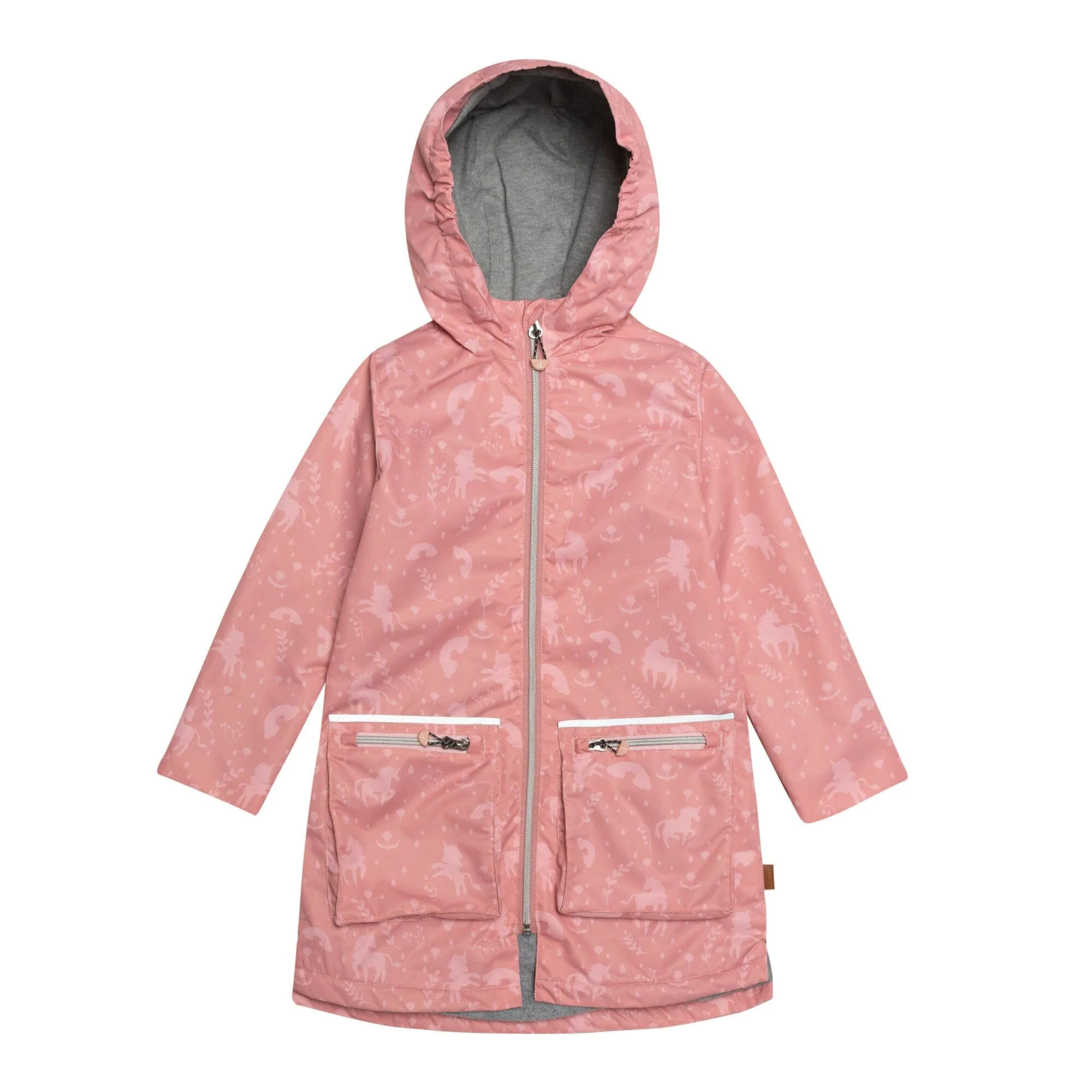 Пальто детское Deux par Deux E30 W97, 008-розовый с рисунком, 122