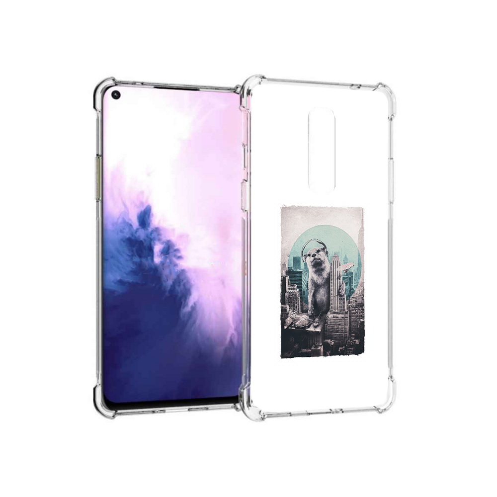 

Чехол MyPads Tocco для OnePlus 8 выдра в городе (PT147214.134.283), Прозрачный, Tocco