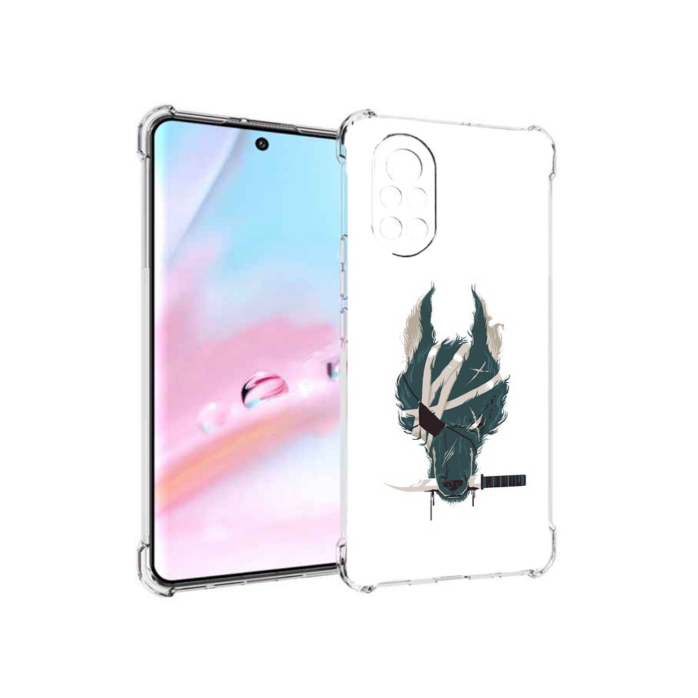 

Чехол MyPads волк-разбойник для Huawei Nova 8 (ANG-LX1), Прозрачный, Tocco