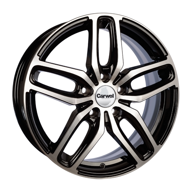 

Колесный диск R17 5x100 6,5j Et38 D67,1 Carwel Виви 199 Ab CARWEL 98387 Ab, Черный;серебристый