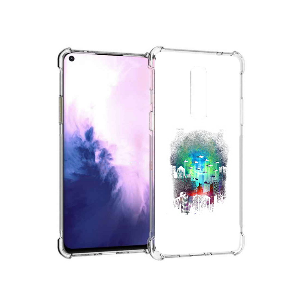 

Чехол MyPads Tocco для OnePlus 8 город в свечении (PT147214.134.296), Прозрачный, Tocco
