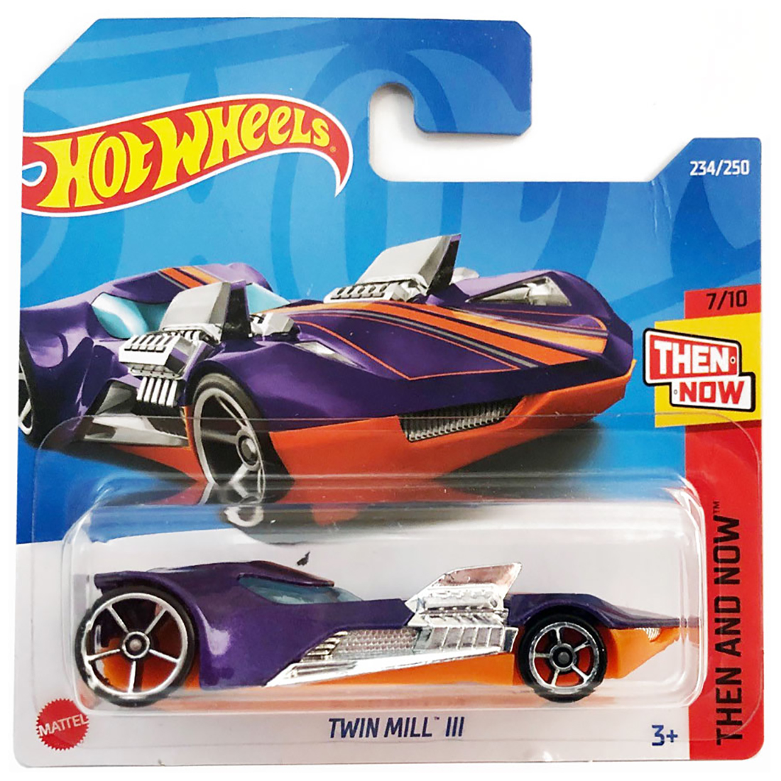

Базовая машинка Hot Wheels TWIN MILL III, оранжево-фиолетовая, 5785/HCV62