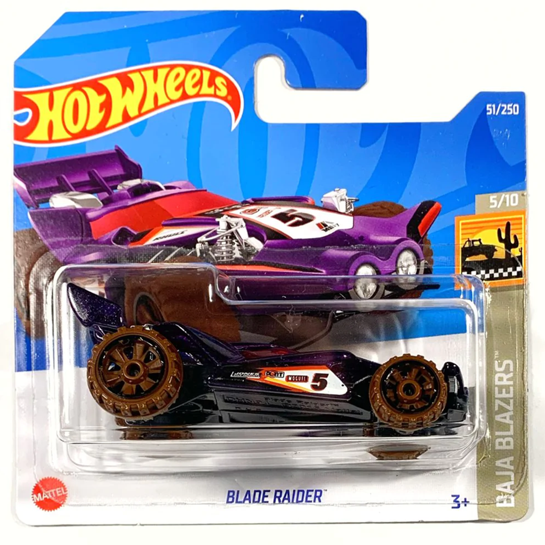 Базовая машинка Hot Wheels BLADE RAIDER, фиолетовая, 5785/HCW92