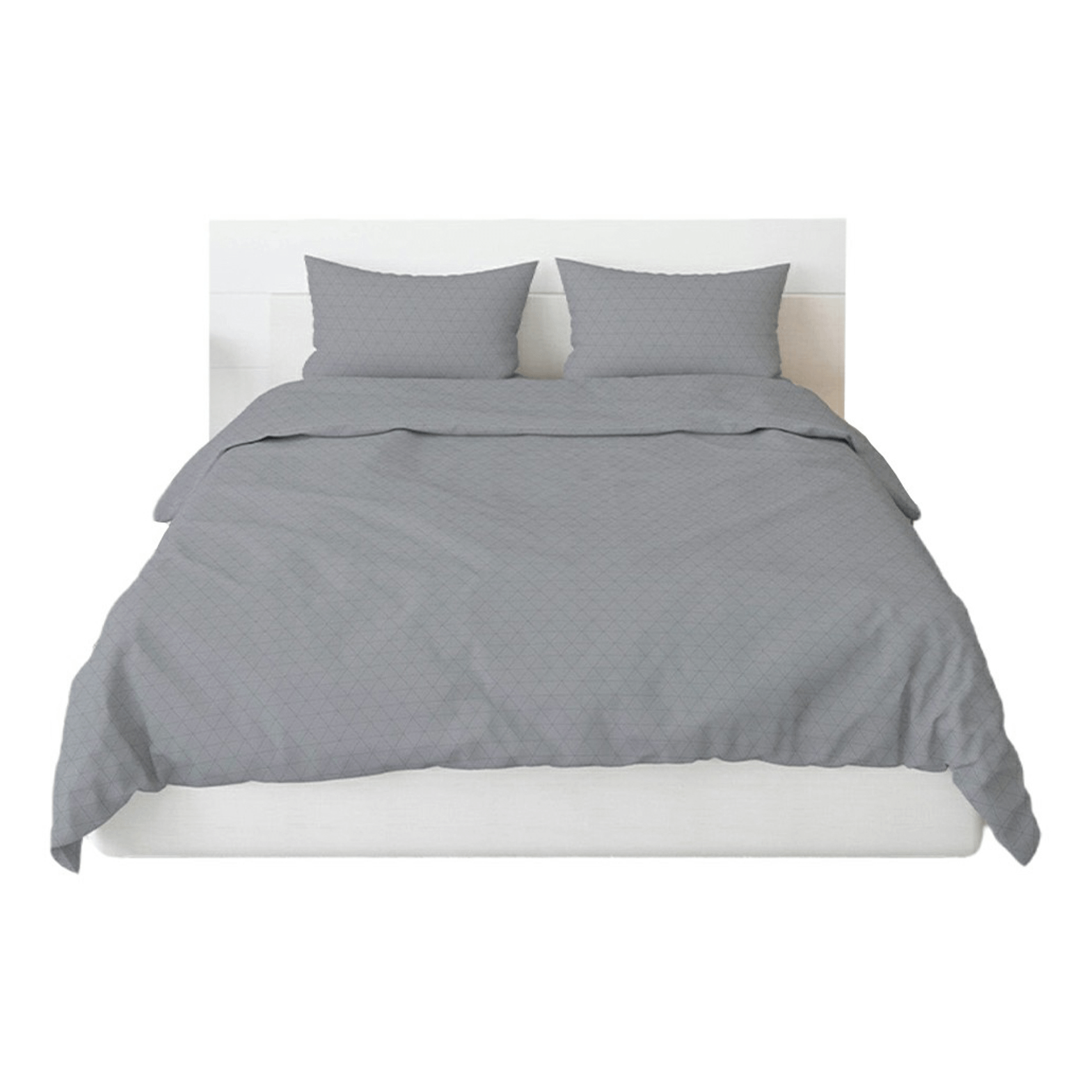 Комплект постельного белья Sole Mio Cleo полутораспальный поплин 50 х 70 см серый