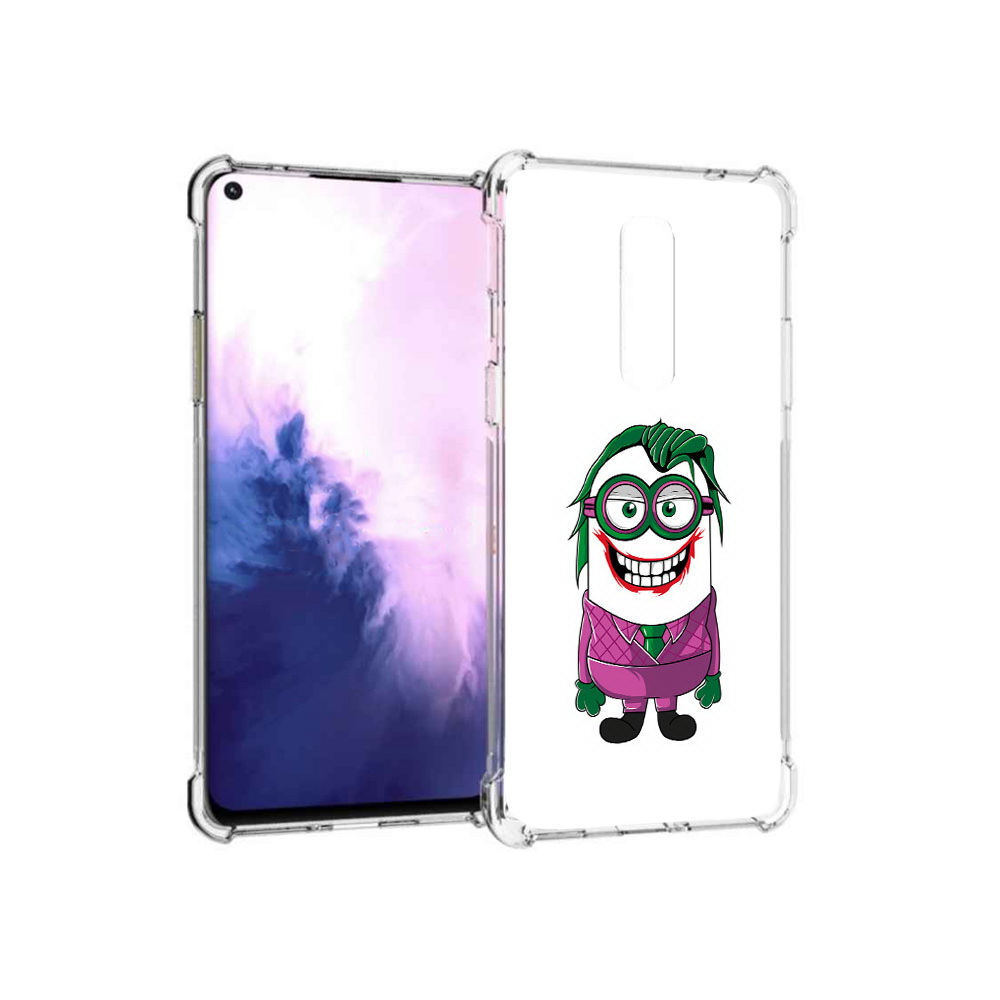 

Чехол MyPads Tocco для OnePlus 8 джокер миньон (PT147214.134.322), Прозрачный, Tocco