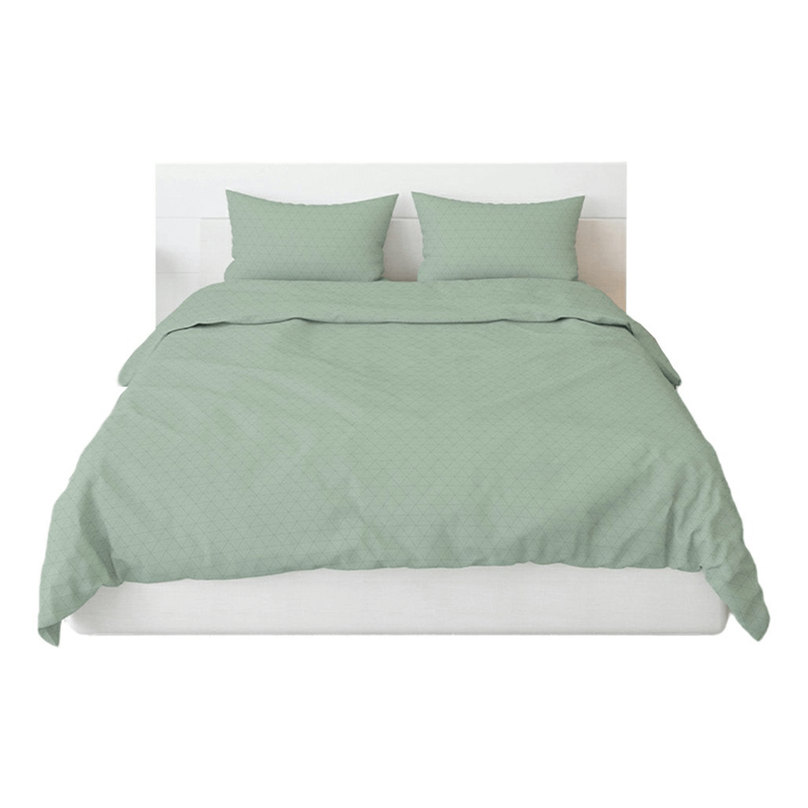 Комплект постельного белья Sole Mio Diana двуспальный поплин 50 х 70 см зеленый