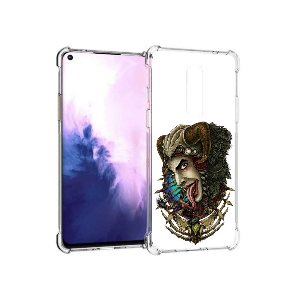 

Чехол MyPads Tocco для OnePlus 8 длинный язык (PT147214.134.330), Прозрачный, Tocco