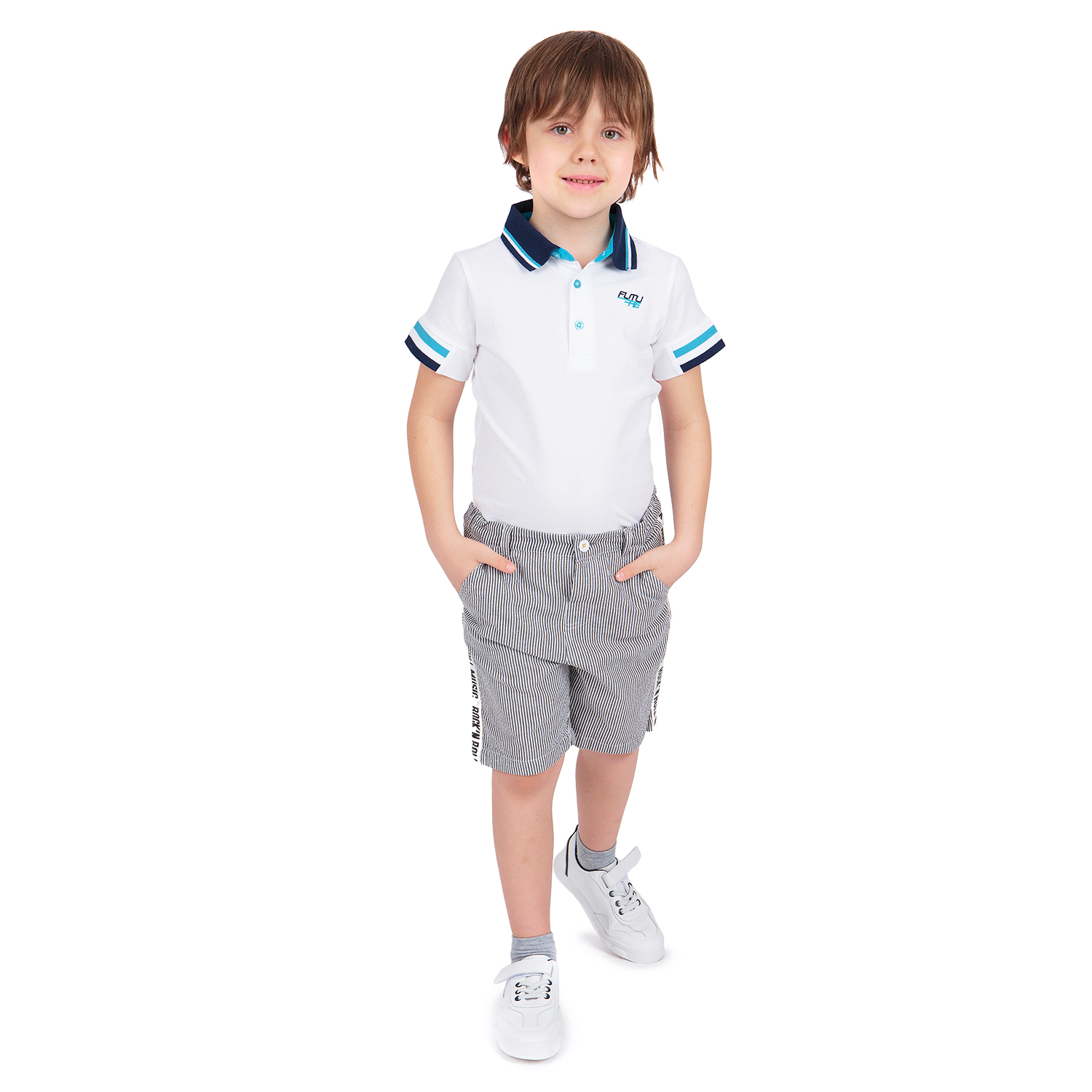 

Шорты Leader Kids серый р.110, GL001058814