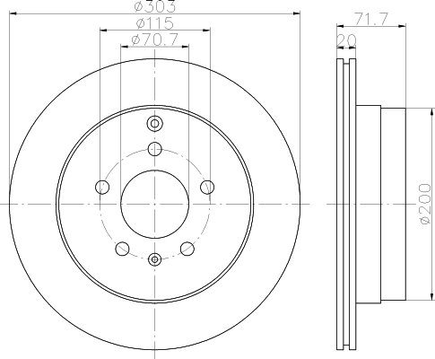 

Тормозной диск HELLA PAGID 8DD355114411